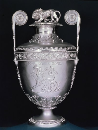 Jarrón Trafalgar, diseñado por John Flaxman, Londres, 1805-06 de English School